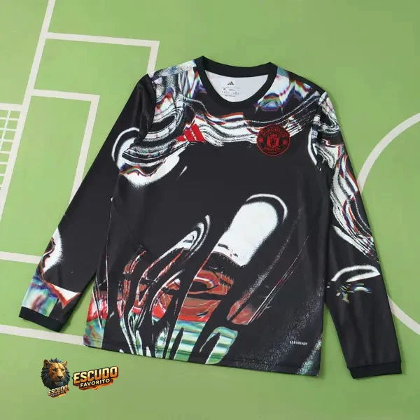 CAMISETA MANCHESTER UNITED HOLLYWOOD 25/26 HOMBRE MANGA LARGA