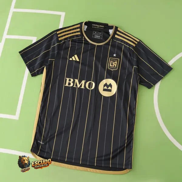 CAMISETA LOS ANGELES GALAXY I 25/26 NEGRA HOMBRE