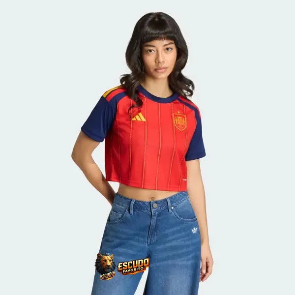 BODY ESPAÑA MUNDIAL I 2026 MUJER TOP CORTO