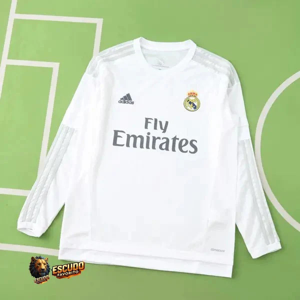 CAMISETA REAL MADRID I 15/16 HOMBRE (RETRO) MANGA LARGA