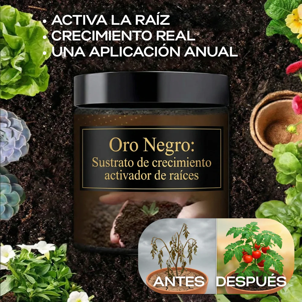 rooting Oro Negro: Sustrato de crecimiento activador de raíces