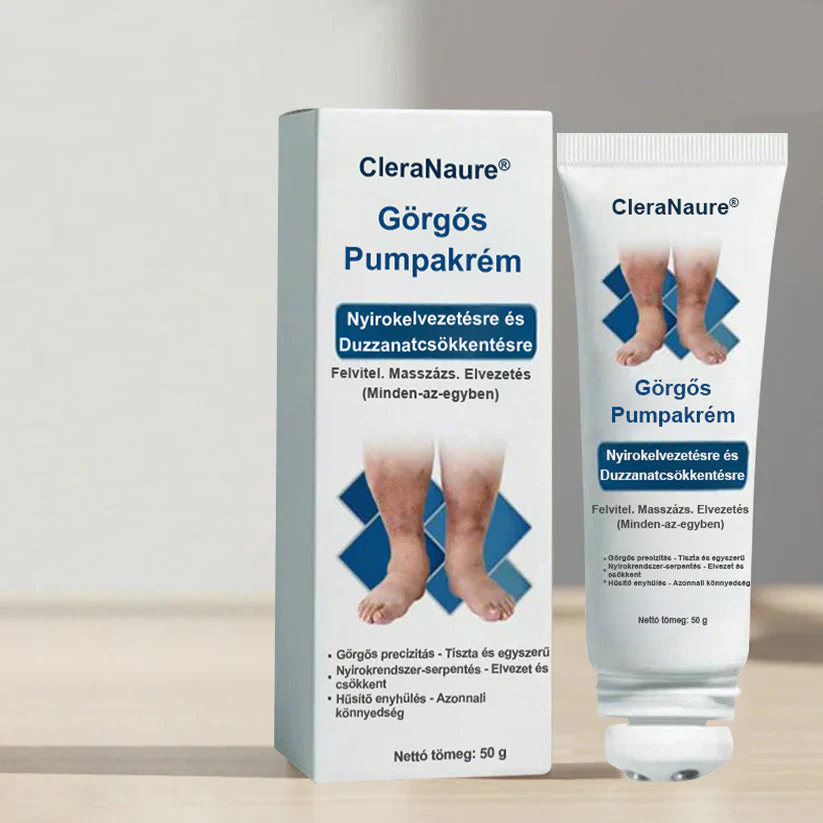 CleraNature® Roll-On Pump Cream for Lymphatic Drainage and Swelling Relief-🌿