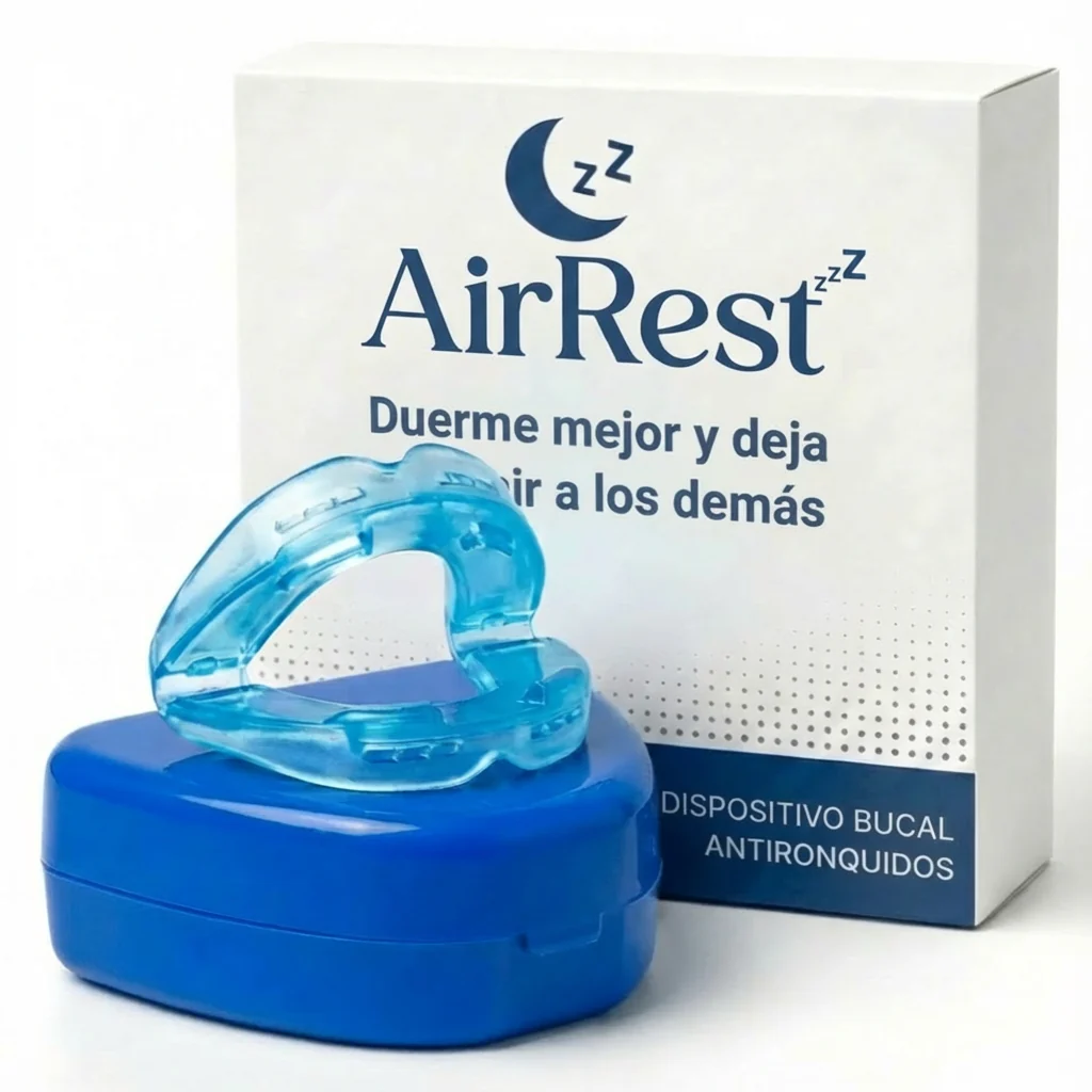 AirRest™ 2026 | Dispositivo Bucal Anti-Ronquidos y Anti-Apnea del Sueño