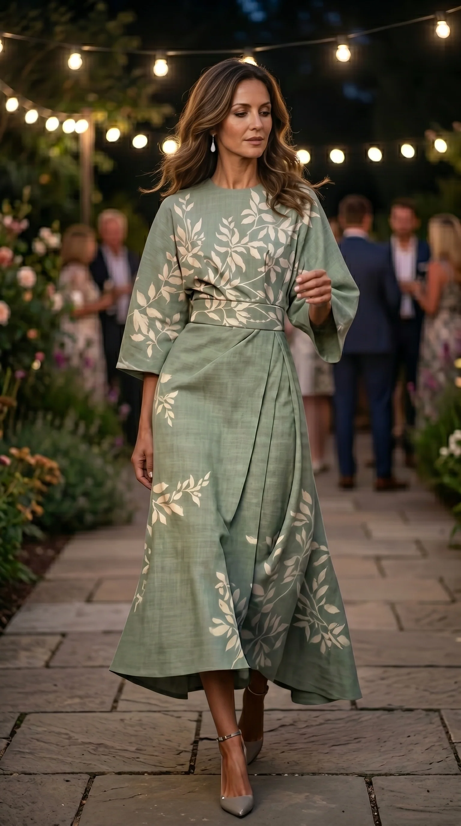 EDEN™ vestido floral bohemio de cintura alta