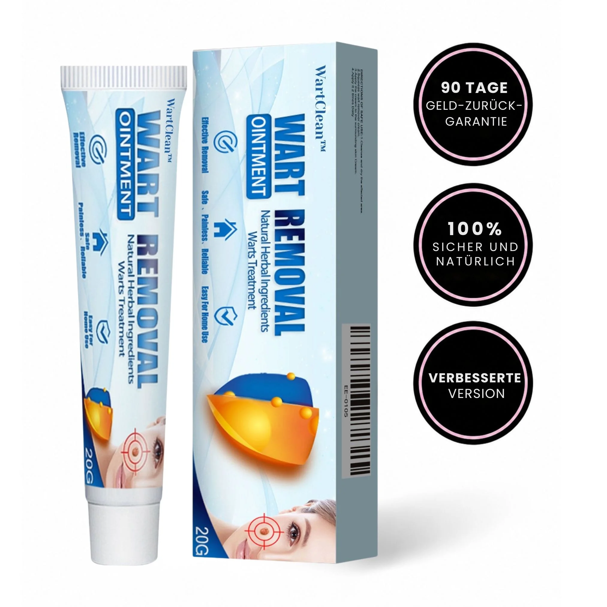WartClean™ Szemölcskrém | Sima, szemölcsmentes bőr – mindössze 4 nap alatt!